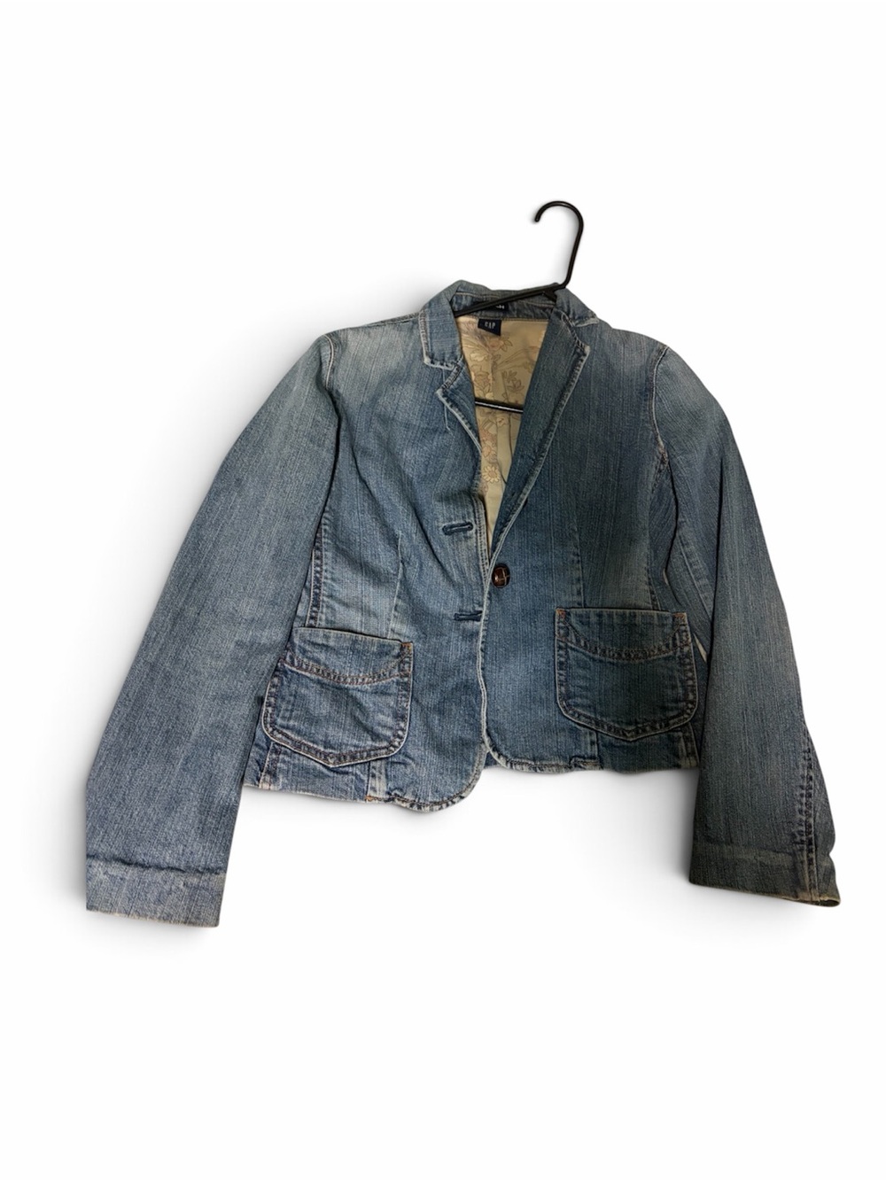 GAP Light Blue Denim Jacket Blazer